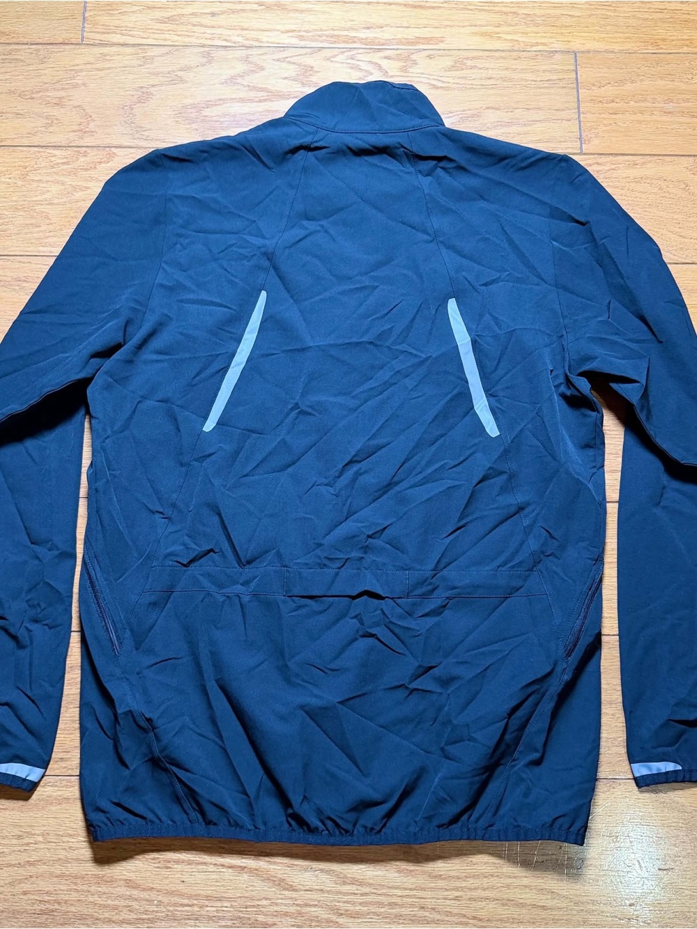 ASICS Men's Dark Navy Full-Zip Performance Jacket - Picture 2 of 7